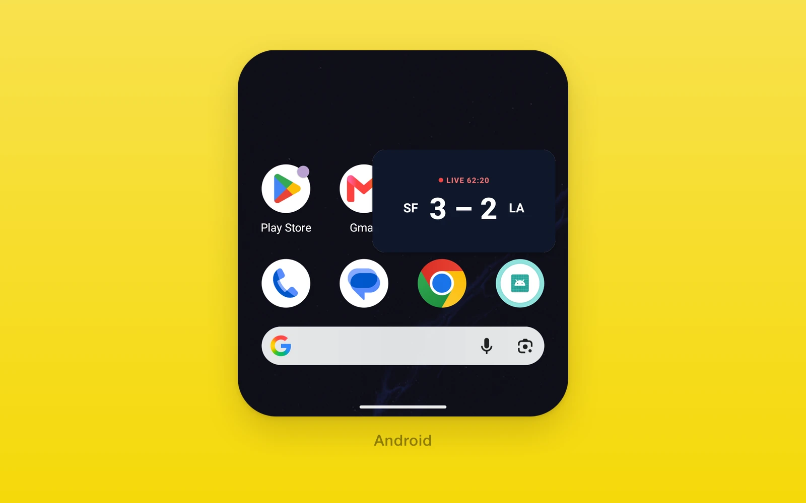 One.UI.PictureInPicture on Android: a live scoreboard floating over the home screen